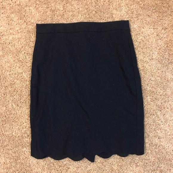 J.Crew Scalloped Skirt - Picture 1 of 2